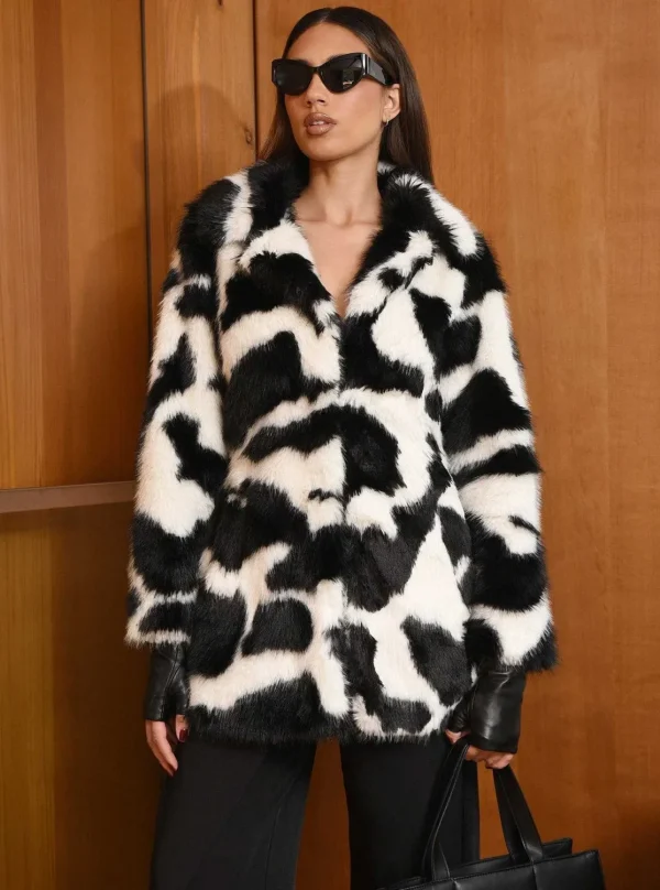 Women Blanc Noir Puffers & Coats*Blair Faux Fur Coat