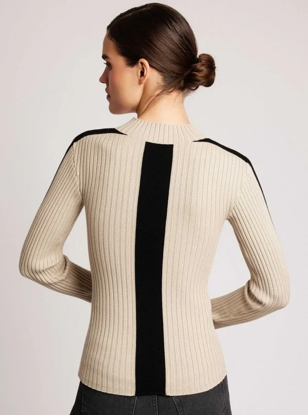 Women Blanc Noir Sweaters*Blair Mock Neck Sweater