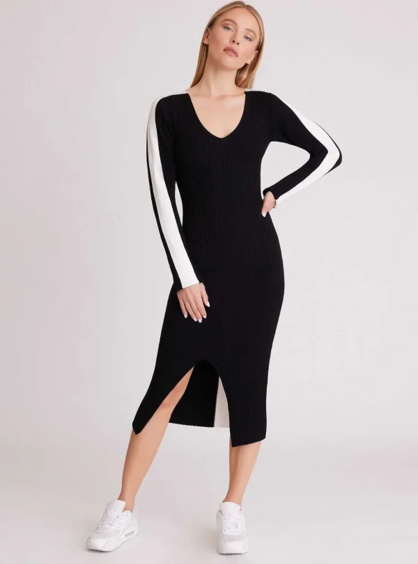 Women Blanc Noir Dresses And Jumpsuits*Blair V Neck Sweater Dress