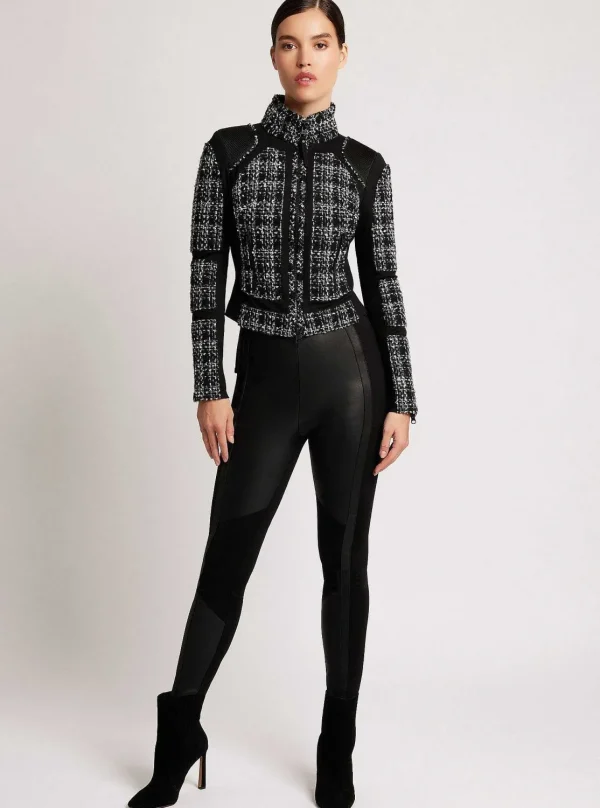 Women Blanc Noir Motos*Boucle Moto Mesh Jacket