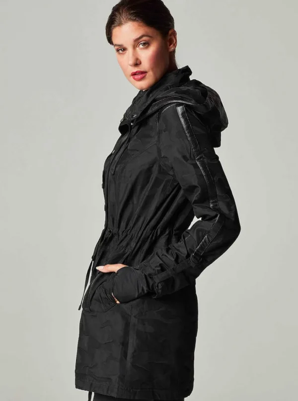 Women Blanc Noir Jackets & Anoraks*Camo Anorak - Black