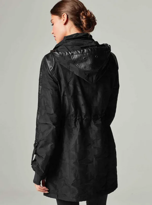 Women Blanc Noir Jackets & Anoraks*Camo Anorak - Black