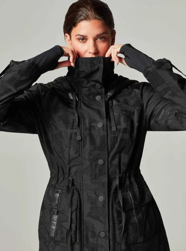 Women Blanc Noir Jackets & Anoraks*Camo Anorak - Black