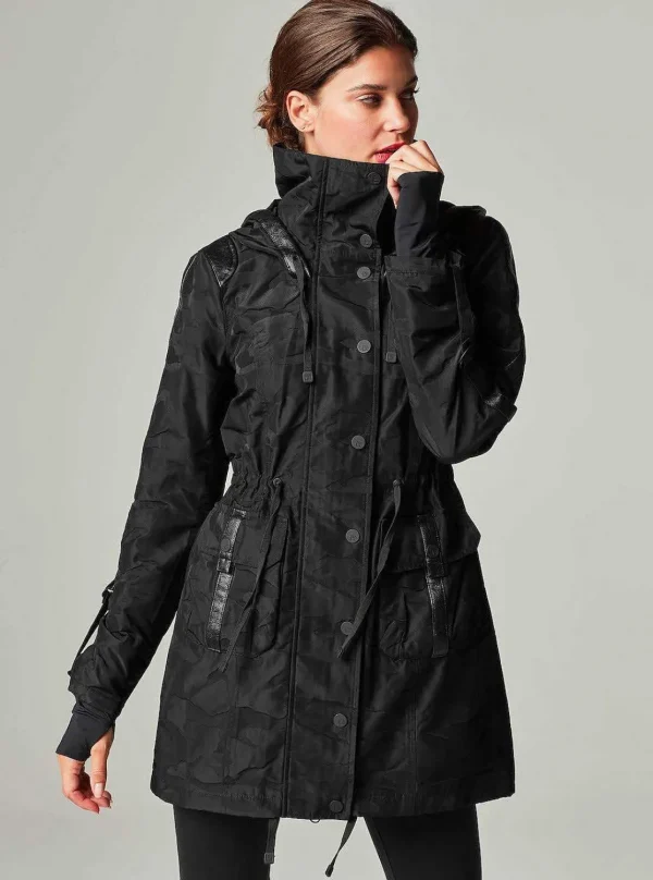 Women Blanc Noir Jackets & Anoraks*Camo Anorak - Black