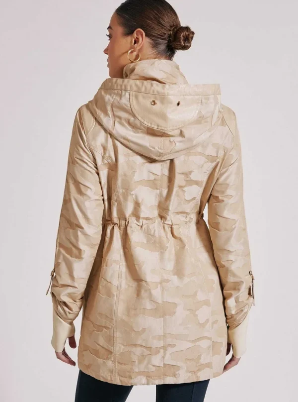 Women Blanc Noir Jackets & Anoraks*Camo Anorak Gold - Irish Cream