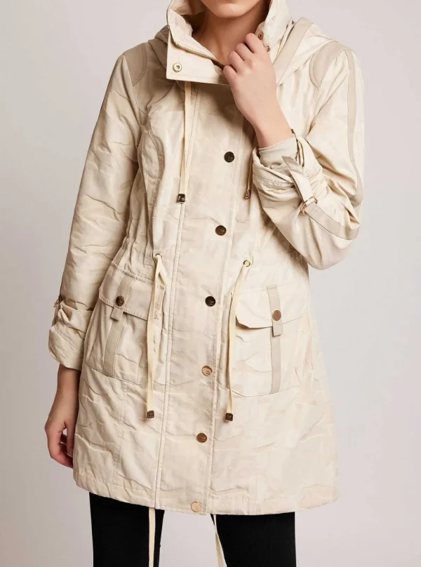 Women Blanc Noir Jackets & Anoraks*Camo Anorak Gold Collection