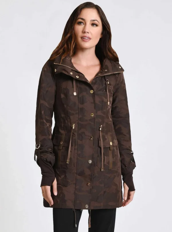 Women Blanc Noir Jackets & Anoraks*Camo Anorak Gold Collection