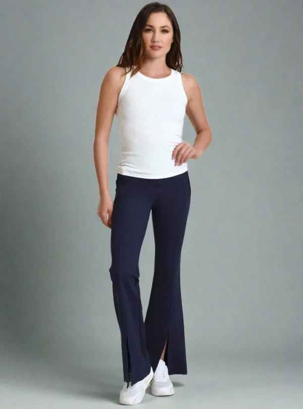 Women Blanc Noir Bottoms*Cara Split Hem Pant