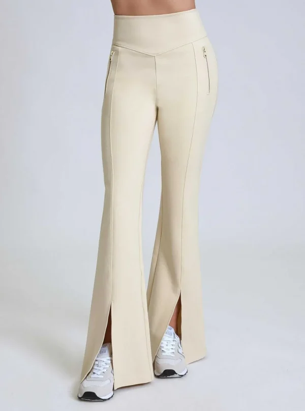 Women Blanc Noir Bottoms*Cara Split Hem Pant