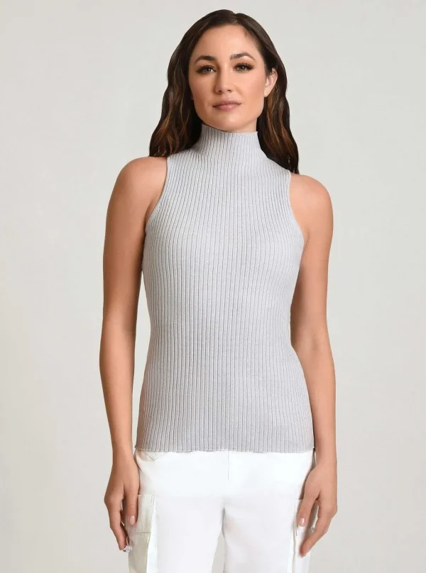 Women Blanc Noir Tops*Charlotte Mock Neck Tank