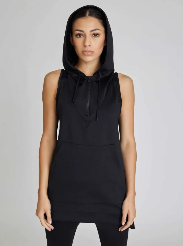 Women Blanc Noir Tops*Cocoon Vest