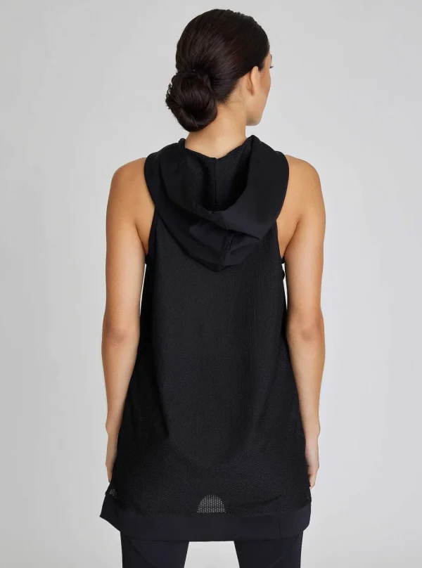 Women Blanc Noir Tops*Cocoon Vest