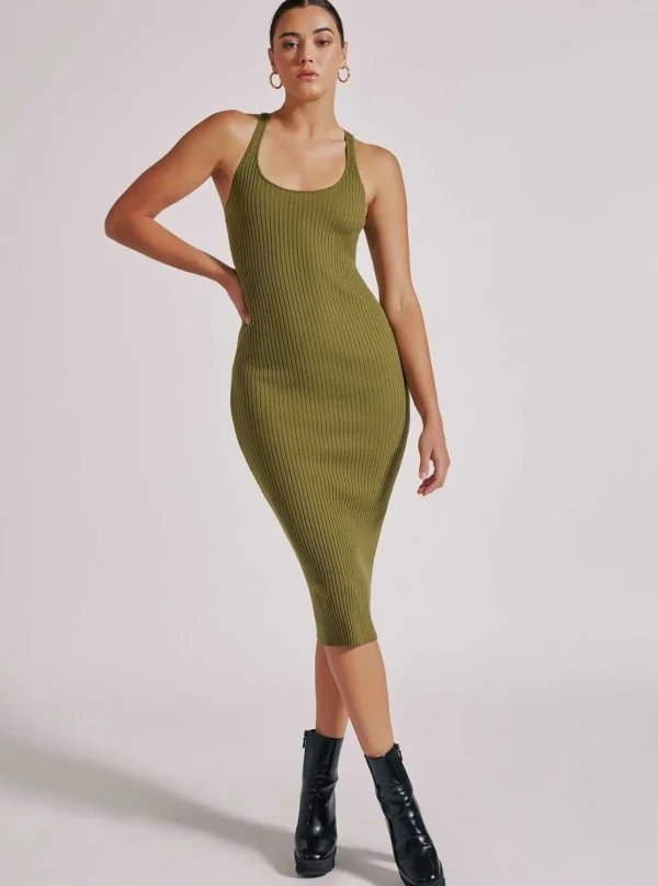 Women Blanc Noir Olive*Color Block Dress