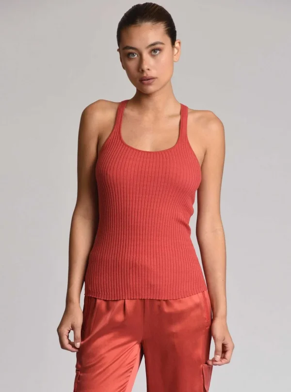 Women Blanc Noir Cranberry*Color Block Tank