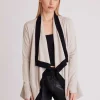 Women Blanc Noir Sweaters*Color Blocked Portola Cardigan