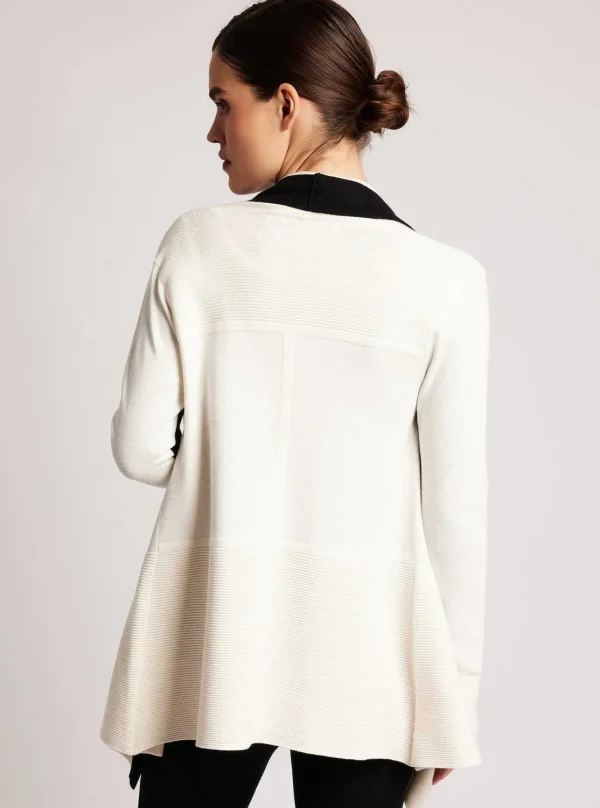 Women Blanc Noir Sweaters*Color Blocked Portola Cardigan