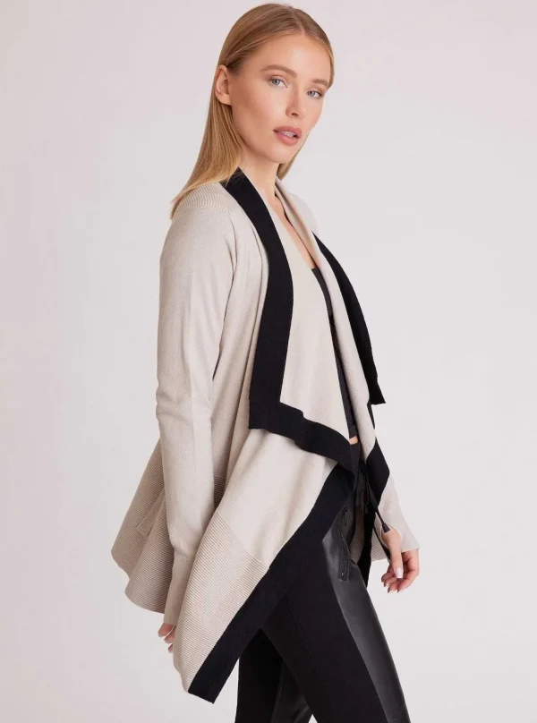 Women Blanc Noir Sweaters*Color Blocked Portola Cardigan