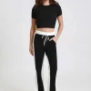 Women Blanc Noir Bottoms*Color Blocked Wide Leg Pant