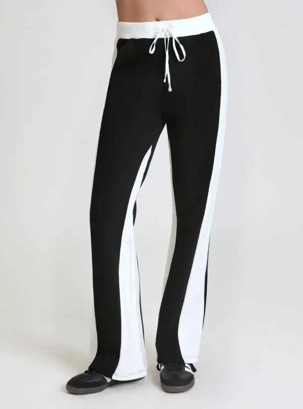 Women Blanc Noir Bottoms*Color Blocked Wide Leg Pant
