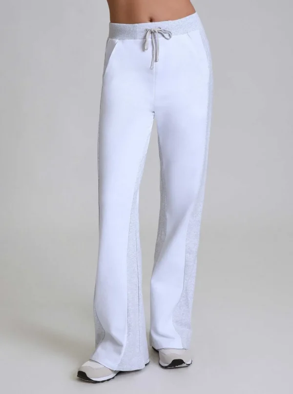 Women Blanc Noir Bottoms*Color Blocked Wide Leg Pant