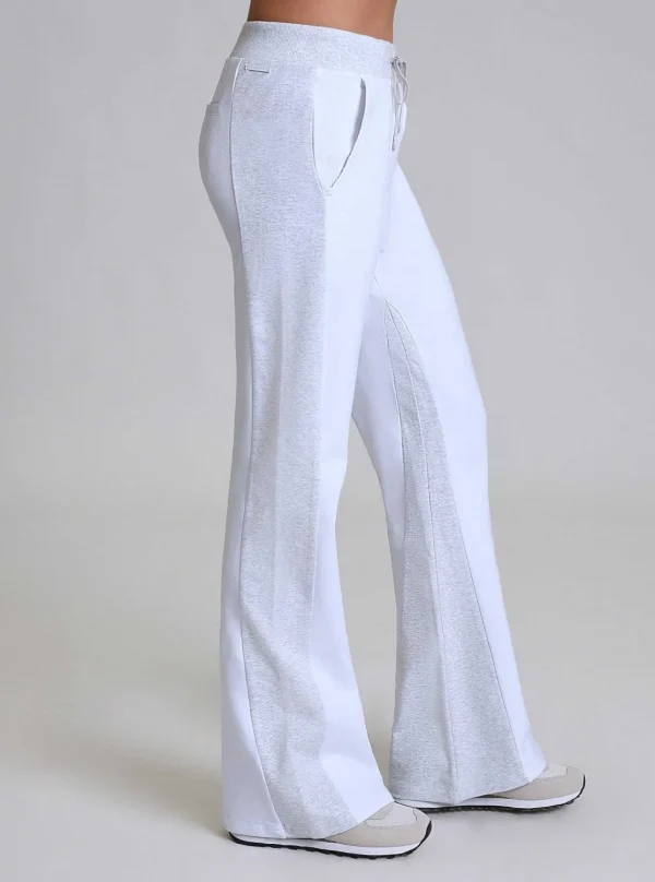 Women Blanc Noir Bottoms*Color Blocked Wide Leg Pant