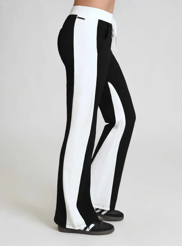 Women Blanc Noir Bottoms*Color Blocked Wide Leg Pant