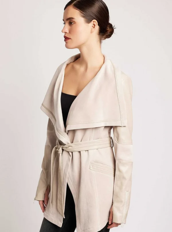 Women Blanc Noir Travel*Drape Velour Jacket