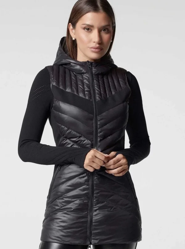 Women Blanc Noir Puffers & Coats*Elongated Puffer Vest