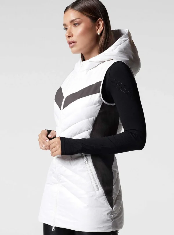 Women Blanc Noir Puffers & Coats*Elongated Puffer Vest