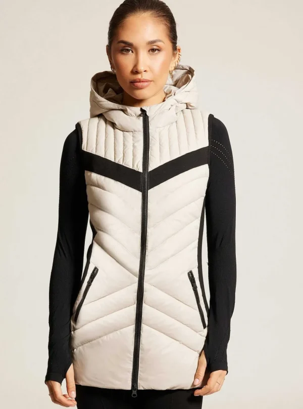 Women Blanc Noir Puffers & Coats*Elongated Puffer Vest