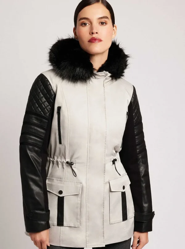 Women Blanc Noir Puffers & Coats*Enfield Hybrid Solid Jacket