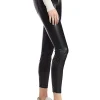 Women Blanc Noir Bottoms*Faux Leather London Pant