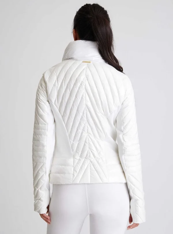 Women Blanc Noir Puffers & Coats*Gold Motion Panel Puffer