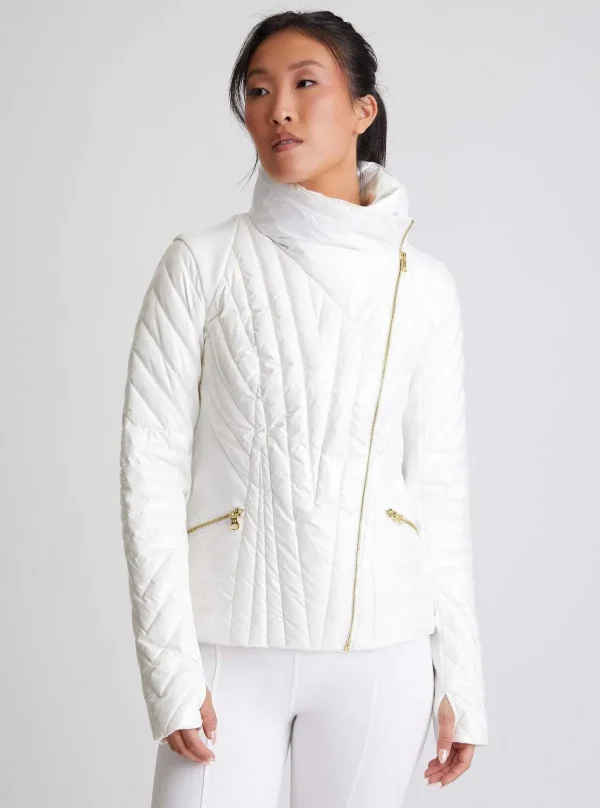 Women Blanc Noir Puffers & Coats*Gold Motion Panel Puffer