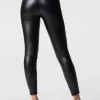 Women Blanc Noir Bottoms*Gold Quilted Legging