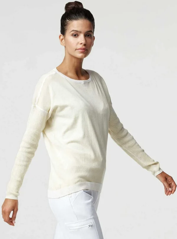 Women Blanc Noir Mellow Yellow*Huntress Boyfriend Sweater