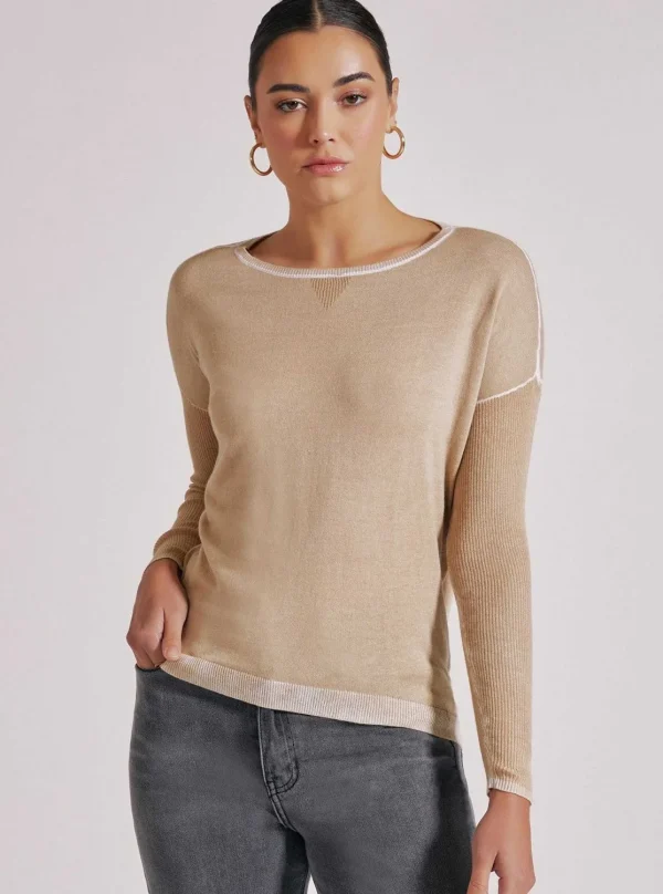 Women Blanc Noir Tops*Huntress Boyfriend Sweater