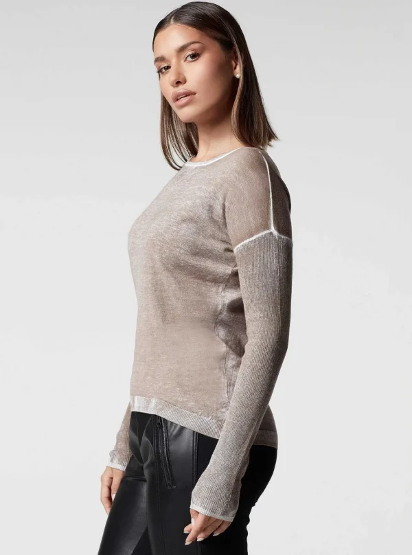 Women Blanc Noir Sweaters*Huntress Boyfriend Sweater