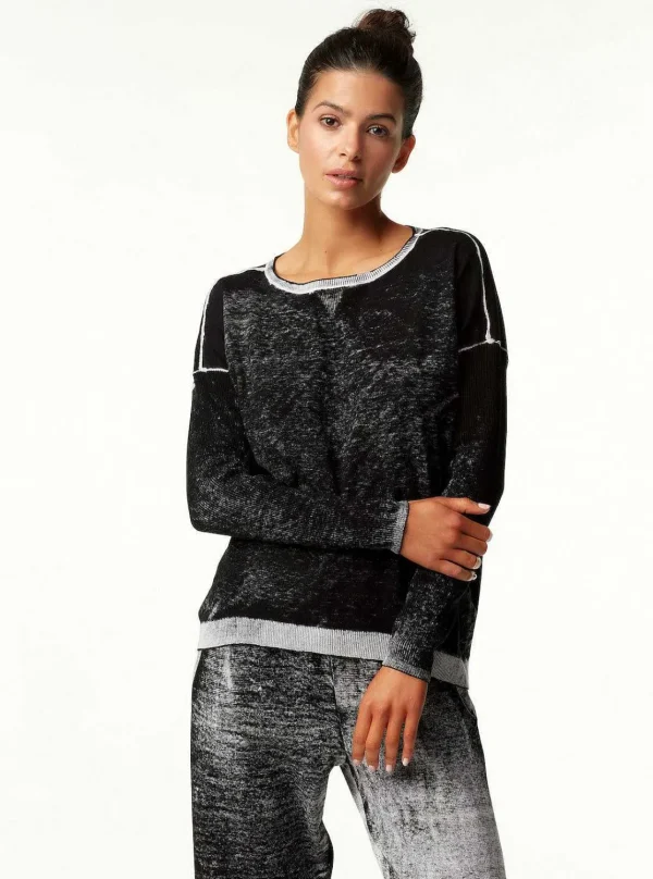 Women Blanc Noir Tops*Huntress Boyfriend Sweater