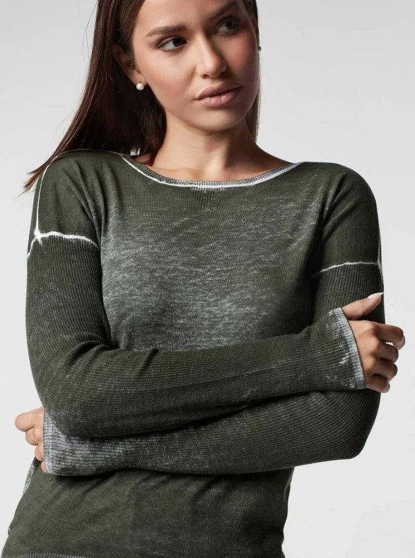 Women Blanc Noir Sweaters*Huntress Boyfriend Sweater