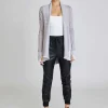 Women Blanc Noir Sweaters*Huntress Drape Front Cardigan