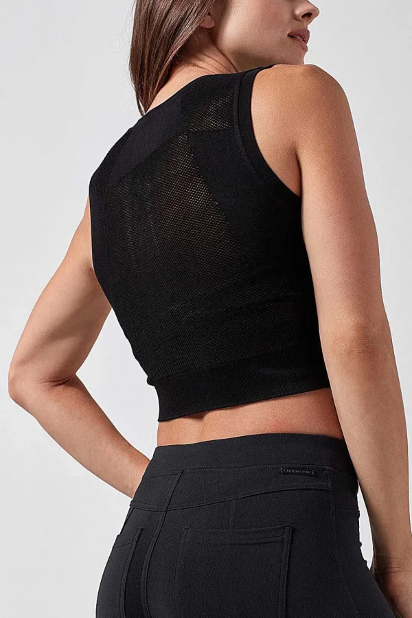 Women Blanc Noir Activewear*Infinity Crop