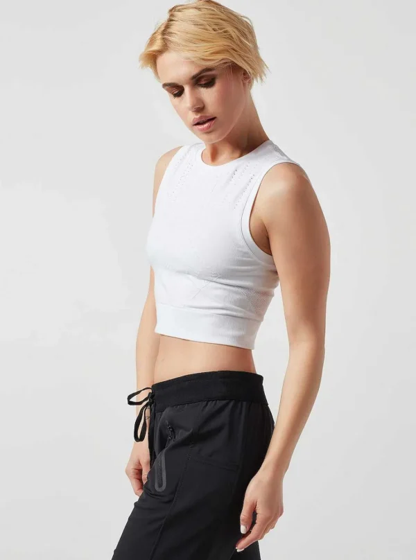 Women Blanc Noir Activewear*Infinity Crop