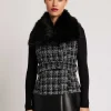 Women Blanc Noir Puffers & Coats*Irina Boucle Long Vest