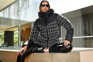 Women Blanc Noir Puffers & Coats*Irina Boucle Puffer Down-Filled