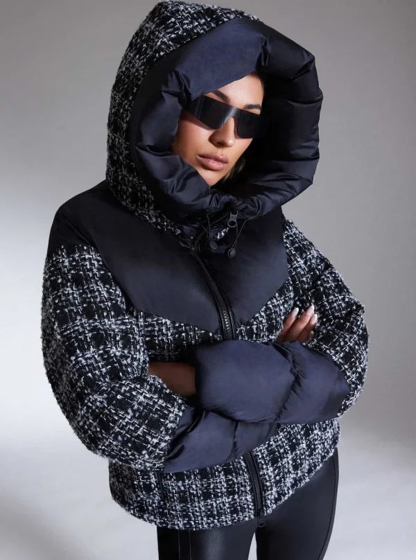 Women Blanc Noir Puffers & Coats*Irina Boucle Puffer Down-Filled