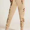 Women Blanc Noir Bottoms*Katia Jogger Gold Trims