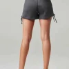 Women Blanc Noir Bottoms*Lace Up Shorts