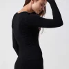 Women Blanc Noir Activewear*Ls Magnetic Top