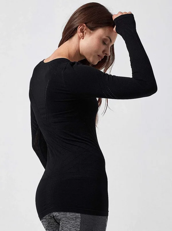 Women Blanc Noir Activewear*Ls Magnetic Top